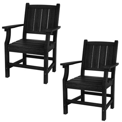 Davonia HDPE Outdoor Dining Armchair (Set Of 2) by Lark Manor