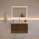 Meuble-lavabo mural simple avec lavabo intégré 32 po Tuscany (robinet non inclus)