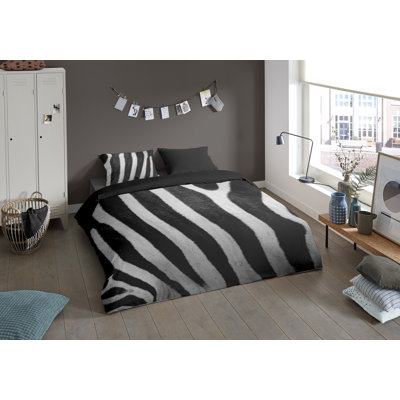 Animal Print Duvet Cover Set with Pillowcases Included