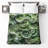 Green Abstract Swirls Quilted Bedspread All Sizes-126077978