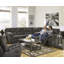 Smedley Upholstered Reclining L-Shaped Sectional Symmetrical