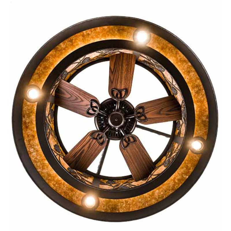 Whispering Pines Downrod Ceiling Fan