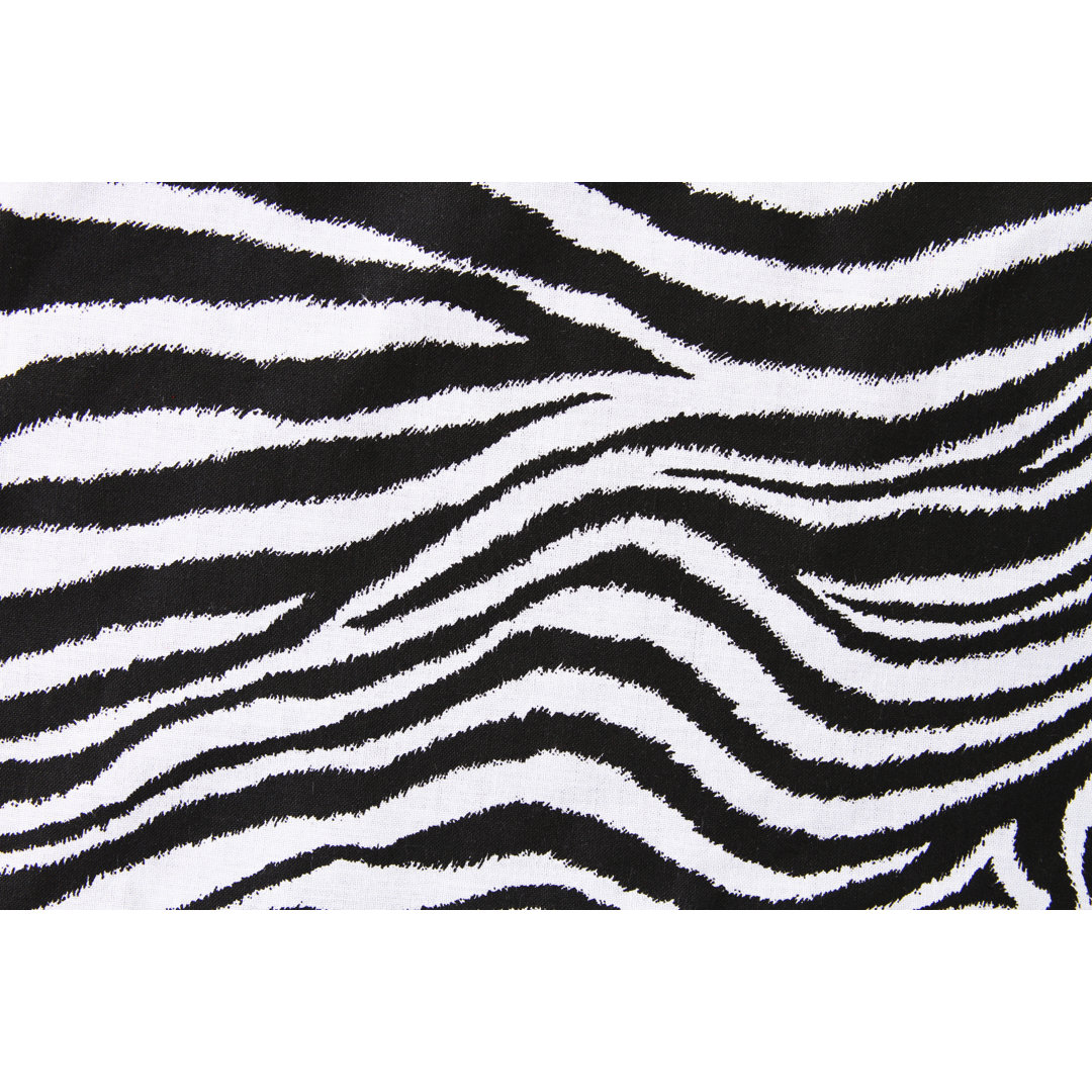 Zebra Druck Hintergrund von SchulteProductions - Leinwandbild