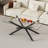 39.37" Rectangle Clear Glass Glass Coffee Table-1640089629