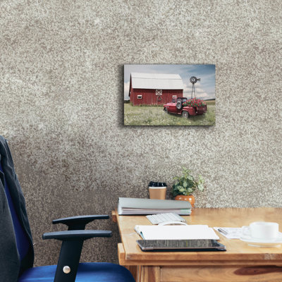 'Little Barn' by Lori Deiter Canvas Wall Art