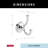 Cassidy™ Wall Mounted Towel Hook-9741955
