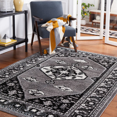 Tapis gris / noir Evanoff 262