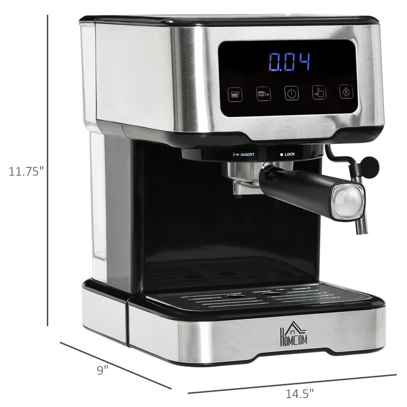 HomCom Espresso Machine with Frother