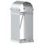 Porte-bûches en acier galvanisé 15,7 po x 17,7 po x 39,4 po-1692477980