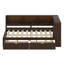 Lit de jour contemporain avec système à DEL intégré, ports USB et solution de rangement-832038268