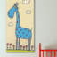 «Blue Giraffe», reproduction sur toile tendue-17547604
