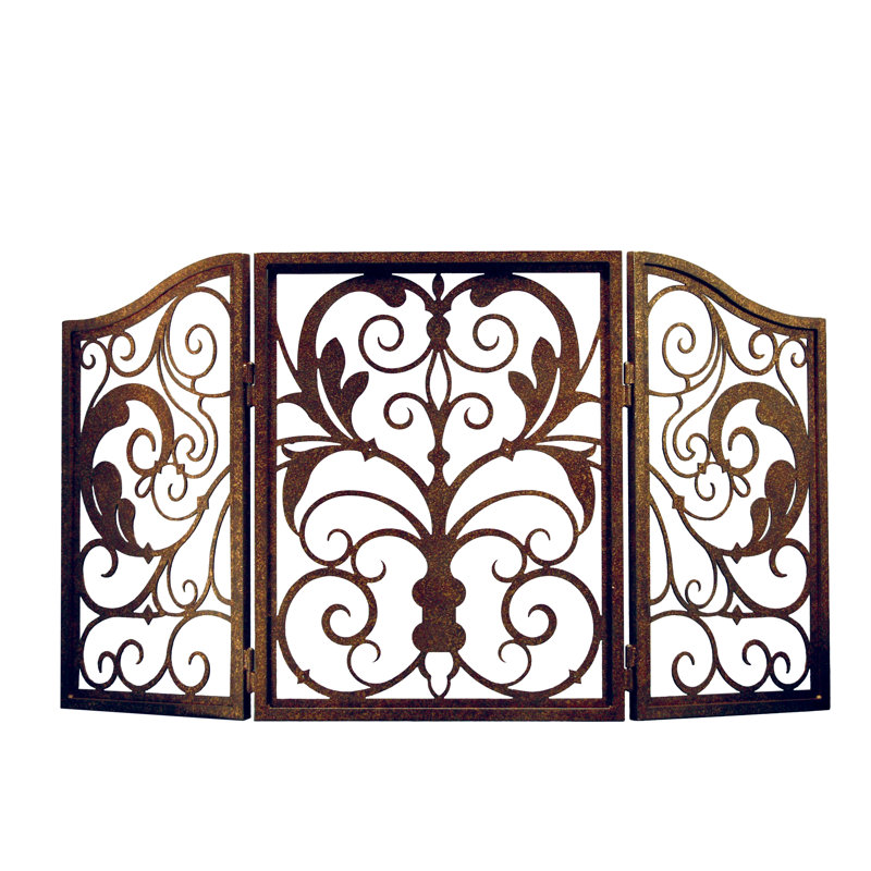 54" Wide Venetian Fireplace Screen