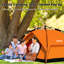 Tente de camping d'extérieur escamotable pour 4 personnes avec sac de transport-97091535