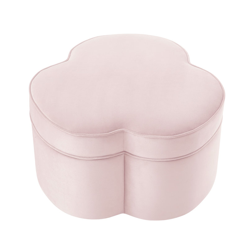 Repose-pieds de spécialité Louttit 28 po, Velours rosé
