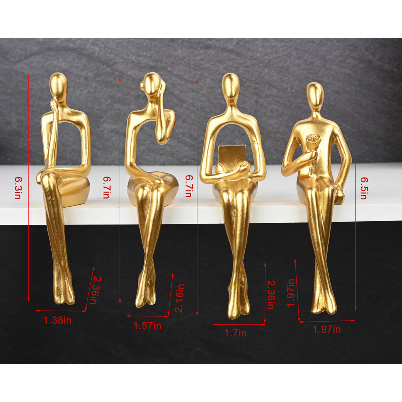 Ensemble de 4 figurines Utku