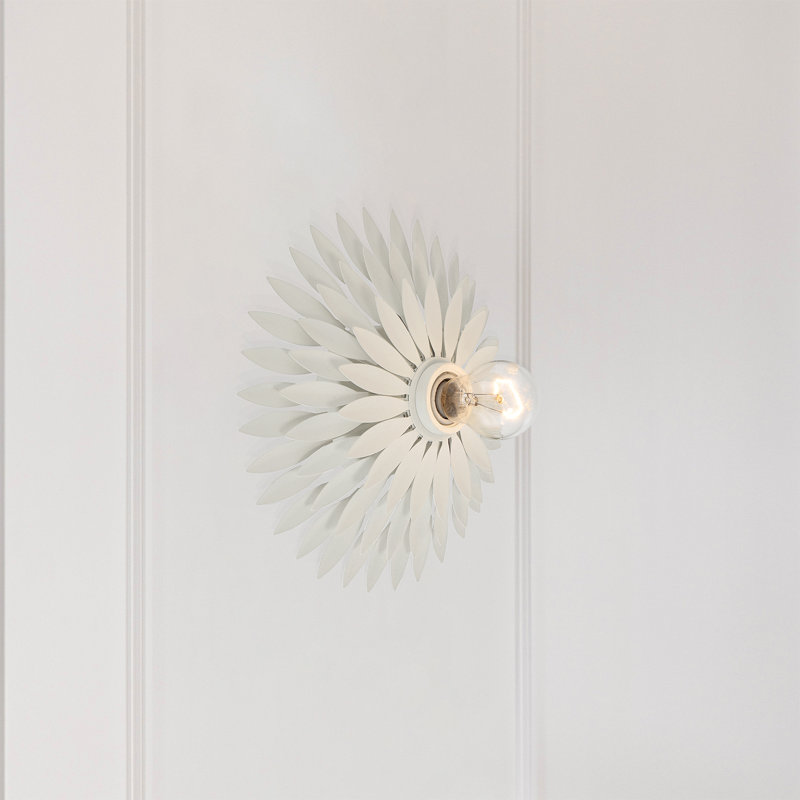 Applique murale 1 lumière Dassel, Blanc