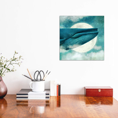 " Dream Of The Blue Whale Square " by Terry Fan
