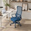 Chaise de bureau ergonomique pivotante réglable avec dossier de soutien conçue pour des séances de confort prolongées