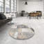 Tapis gris/beige/noir contemporain-436493424