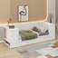 Lit de jour simple avec accoudoirs de rangement, lit gigogne et station de charge Leata-1360846294