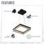 Luminaire suspendu à DEL simple