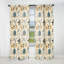 Nomadic Serenity Boho Motif III - Rideau floral - Rideau floral obscurcissant - 1 panneau-107563556
