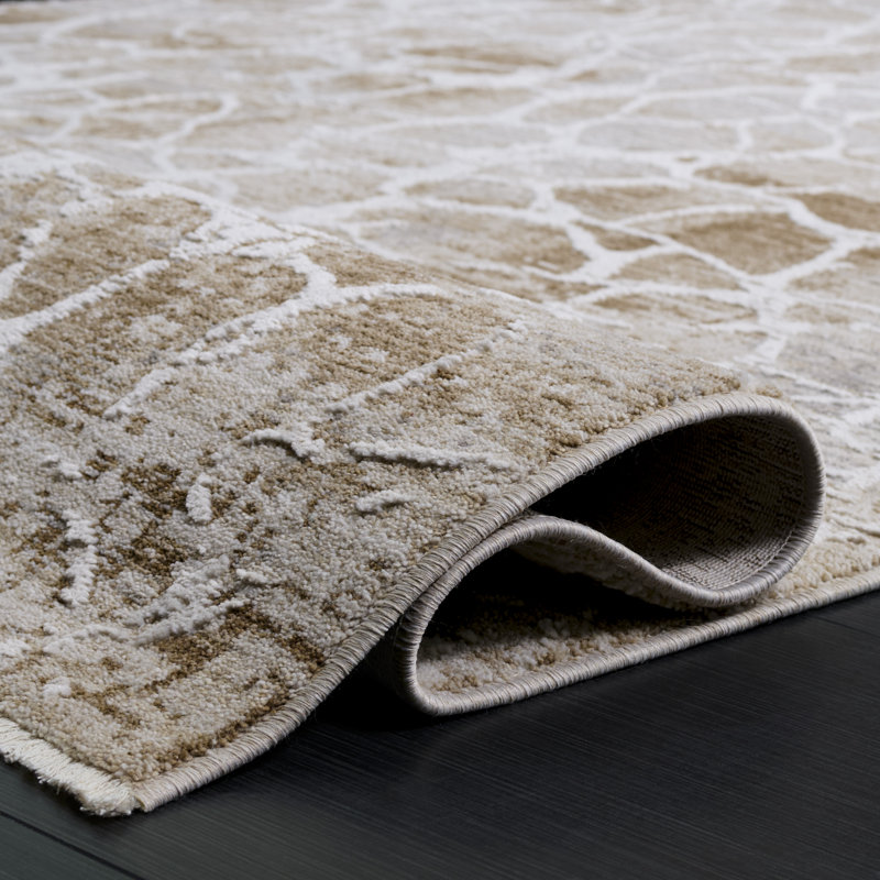 Finley Modern 330 Performance Abstract Rug, Rectangle 5'3" x 7'6"