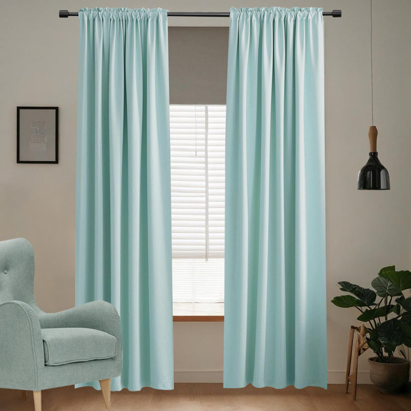 Ensemble de rideaux obscurcissant 2 pièces, L 52 po x L 72 po