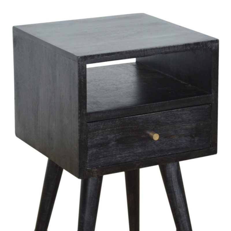 30cm W Solid Wood Bedside Table