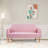 Jeanifer 59.1 Inches Wide Teddy Fleece Small Cute Upholstered Sofa-1942003687