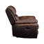 Fauteuil inclinable Jaylen caramel et espresso