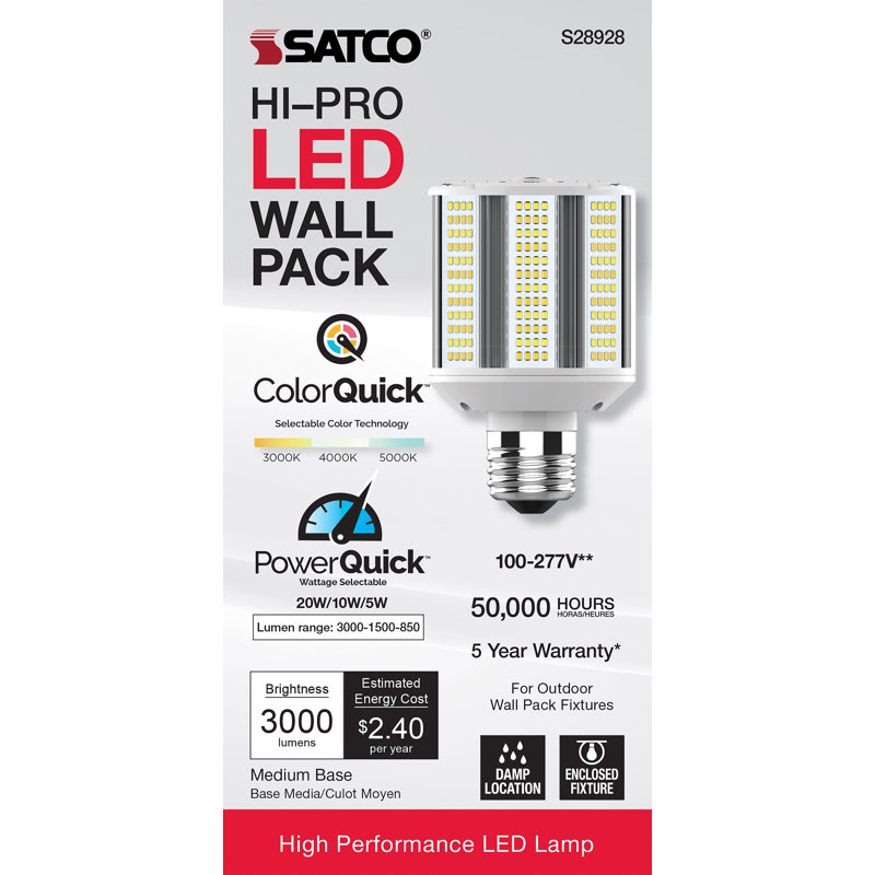 20 Watt White LED Bulb