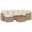 Ensemble de canapé de jardin Vidaxl beige
