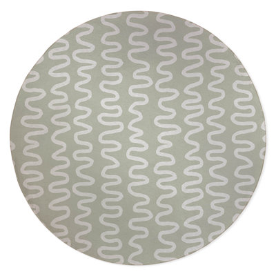 Wiggle Stripe Non-Slip Outdoor Rug