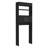 Over The Toilet Cabinet Jozz, Double Door, Two Shelves, Black Wengue Finish-1689217070