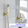 12" Rain Shower System with Handheld Spray Shower, Wall-Mounted, Dual Function