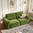 82" Velvet Square Arm Loveseat Sofa, Premium Upholstered Living Room Sofa Couch -1507138520