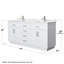 Beckett TK 72'' W Double Vanity-237531875-237531873-237531880