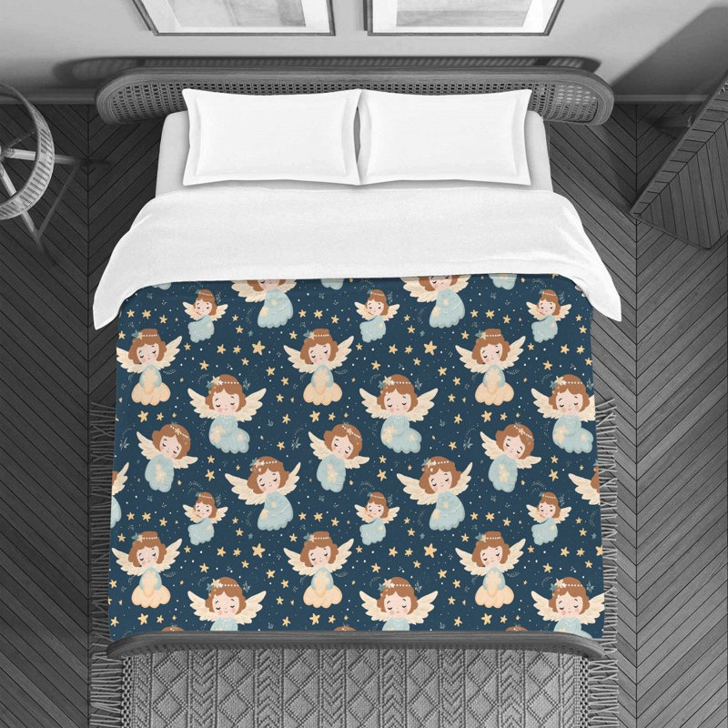 Heavenly Angel Duvet Cover, Twin Duvet Cover