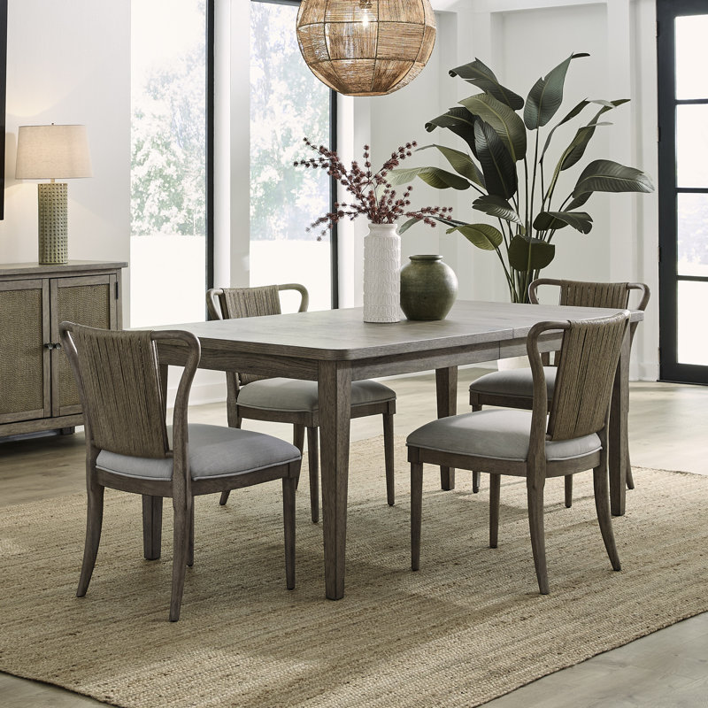 Ensemble de table de salle à manger 4 personnes Houserville, Ensemble de cinq pièces : table, quatre chaises
