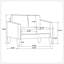 Causeuse rembourrée Farallone-1159945170