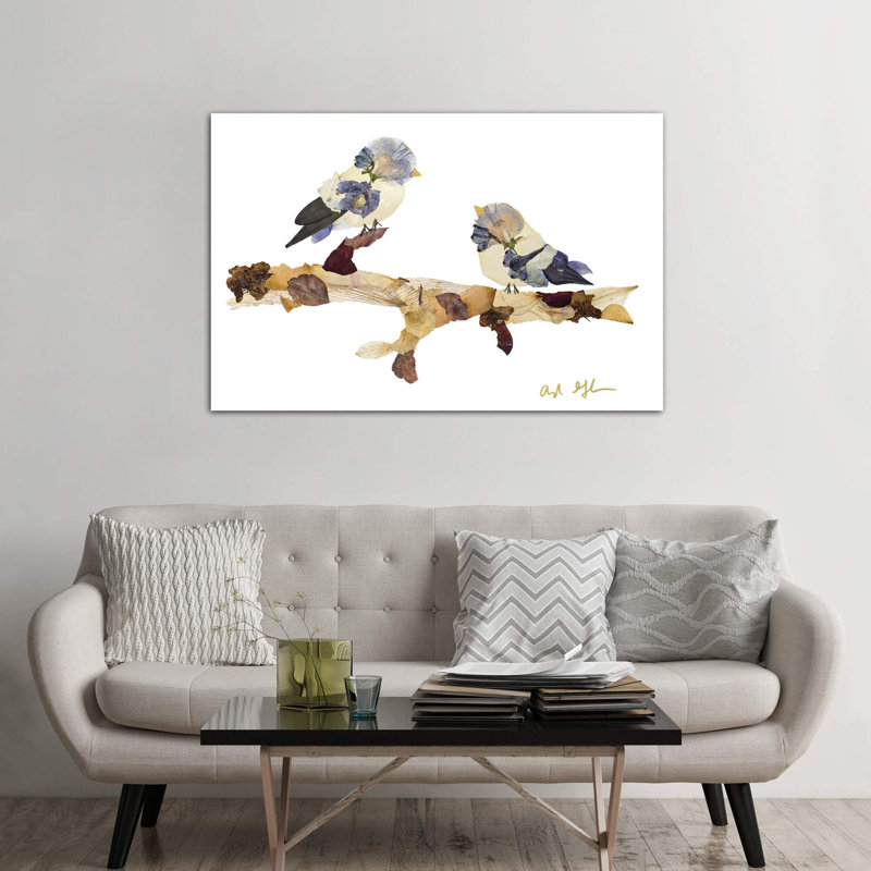 Songbirds 1 Piece Wall Art on Canvas, 66.04 cm H x 45.72 cm W x 3.175 cm D