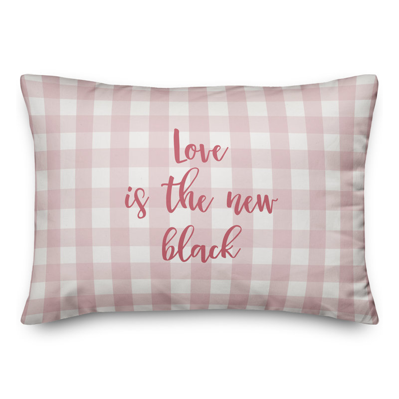  Coussin décoratif Love Is The New, Rose