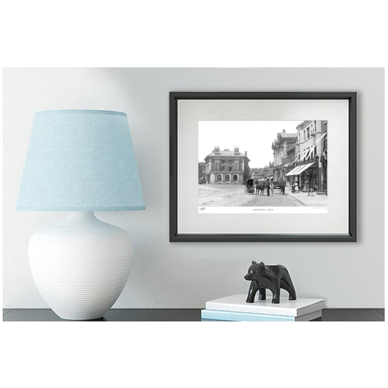 Newport, 1898 - Single Picture Frame Print, 28cm H x 36cm W x 2.3cm D
