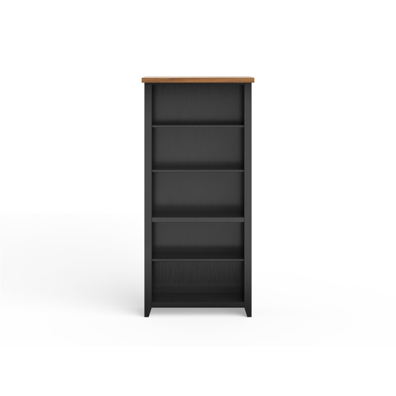 Columbia Bookcase, (5 Shelves) 72"H x 32"W x 10"D, Black