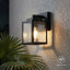 Matte Black 18.6cm H Outdoor Sconce