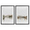 «Softly Flowing Landscape», ensemble de 2 reproductions encadrées sous verre, design par Mona Grace