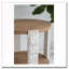 Table basse ronde à deux niveaux