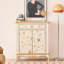 Armoire de rangement décorative peinte à la main