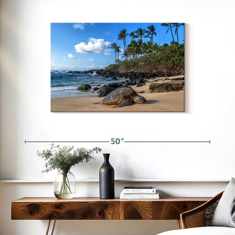 Tortue de mer Brampt Oahu Island, H 24 po x l 36 po